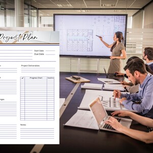 Best Project Planner Printable | Project Planner Template | Project Planner Digital | Project Planner Notion | Project Planner for Creative
