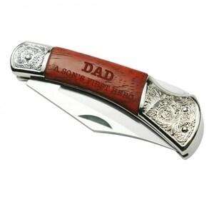 Custom Engraved Pocket Knife (with box)