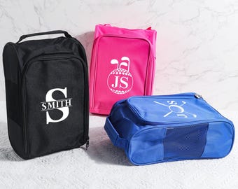 Golf Shoe Bag, Personalized Gift for Men, Groomsman Golf Gift, Custom Gift for Golfer, Golf Lover Gift Ideas, Groomsmen Gift