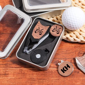Personalisierte Groomsmen Golf-Sets, benutzerdefinierte graben-Werkzeug, Golfer-Geschenke, gravierte Golfball-Marker-Set, Golfrasen-Werkzeuge, Golfer-Geschenke für Ihn