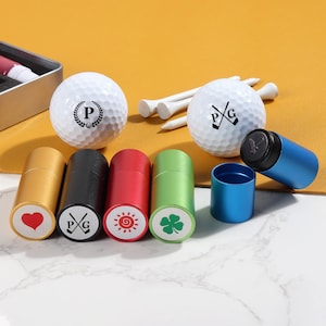 Individuelles Golfball Stempel-Werkzeug / Monogramm Abdruck für Golfbälle / Ihr Namens-Stempel / Pro Golf Accessoire / Einzigartiges Golfer Geschenk