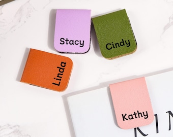 Marcadores magnéticos personalizados, marcapáginas con iniciales, regalos para lectores, regalos para amantes de los libros, marcapáginas para ella, marcapáginas personalizado