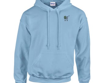 Phrog Hoodie  - Cute Frog Shopping Cart Hoodie - Comfy & Stylish - Perfect for Frog Lovers