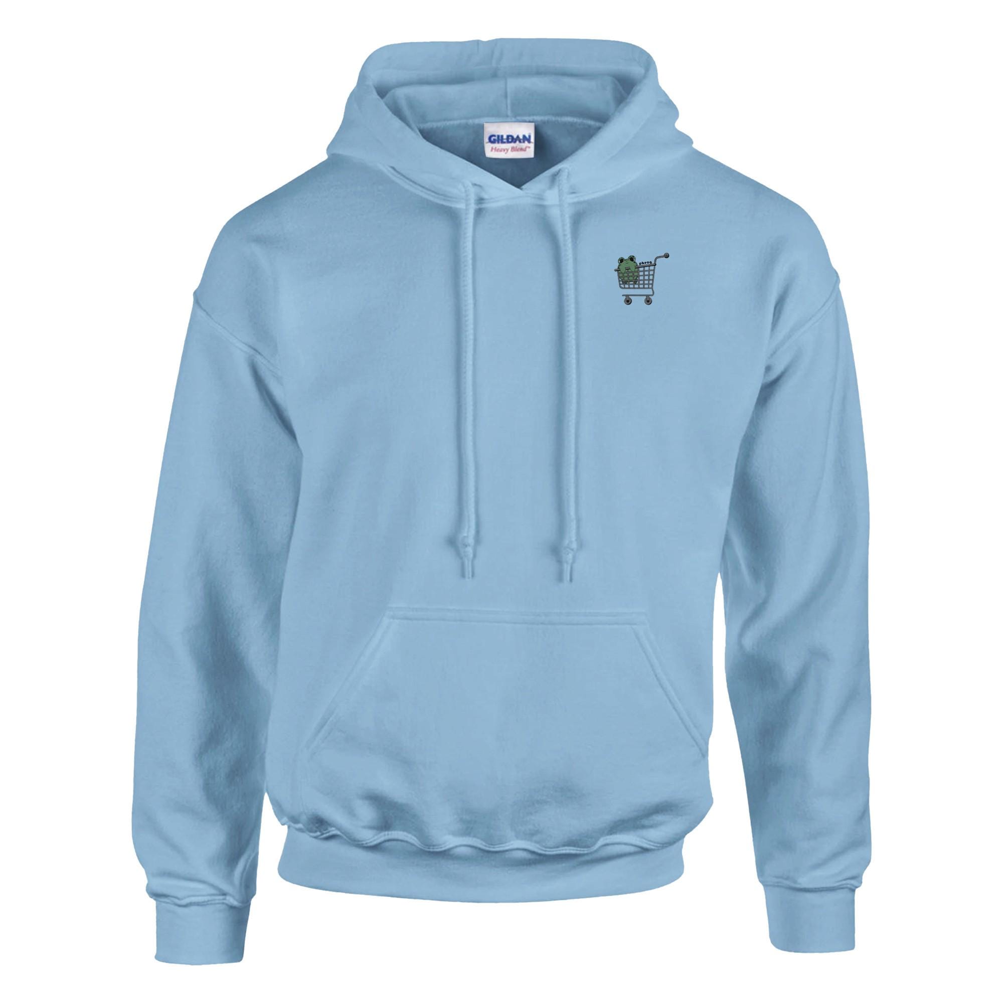 Phrog Hoodie  - Cute Frog Shopping Cart Hoodie - Comfy & Stylish - Perfect for Frog Lovers