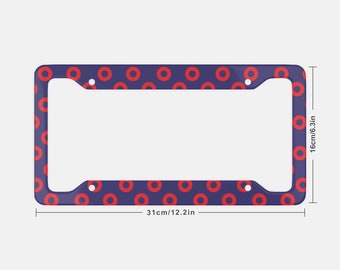 Donut Phish Jam Band Goose Phan License Plate Frame