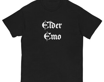 Elder Emo T-shirt, Rock Band, Music Merch, Gift for Him, Gift for Her, Unisex T-shirt Goth Band merch concert gift