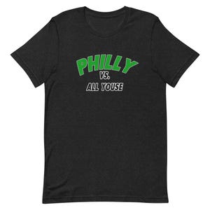 Philly Vs All Youse Rolig Fotbollst-t-shirt: Eagles Fankläder