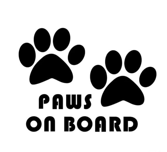 Dog on sale board sticker