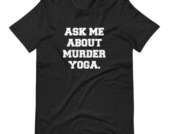 Murder Yoga BJJ MMA Jiu Jitsu Arti marziali Rash Guard da uomo Rash Guard Judo Krav Maga Kickboxing Mui Thai Grappling No Gi