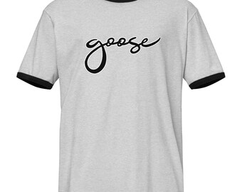Maglietta da concerto della band rock jam band Goose, shakedown Phan, t-shirt unisex con bordi a contrasto