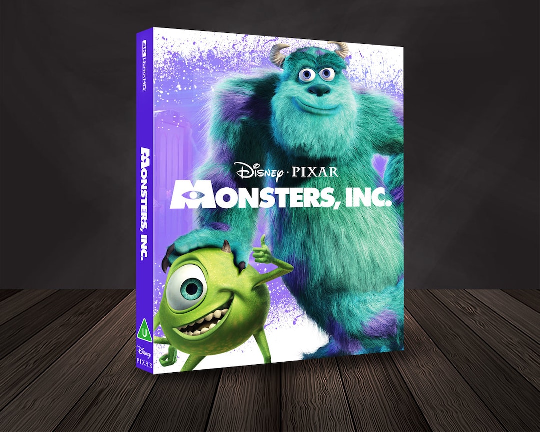 Monsters Inc Custom Blu ray Slipcover Etsy Monsters Inc Custom Blu ray Slipcover Etsy