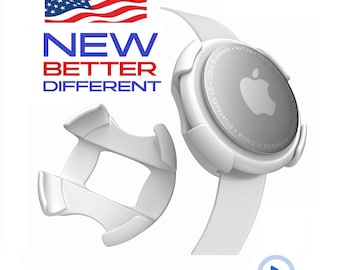 YUMPY SNAP! Airtag Pet Collar Holder (2-Set), Small Dog Cat, 3/8" 5/8" Smallest Pets