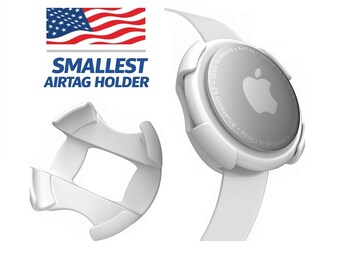 YUMPY SNAP! Airtag Pet Collar Holder (2-Set), Small Dog Cat, 3/8" 5/8" Smallest Pets
