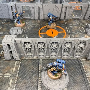 Sceneria „Xenos Closed Environments” kompatybilna z Kill Team / ITD / Tomb World / Necropolis World