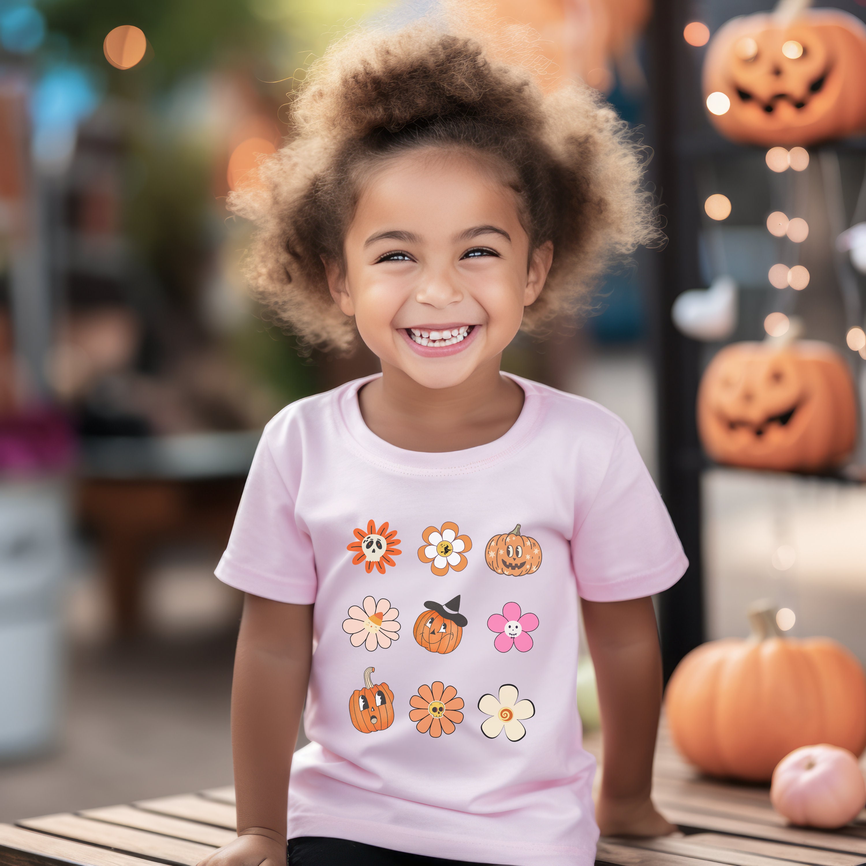 Kids Halloween Shirts Retro Halloween Matching Gifts Toddler Etsy