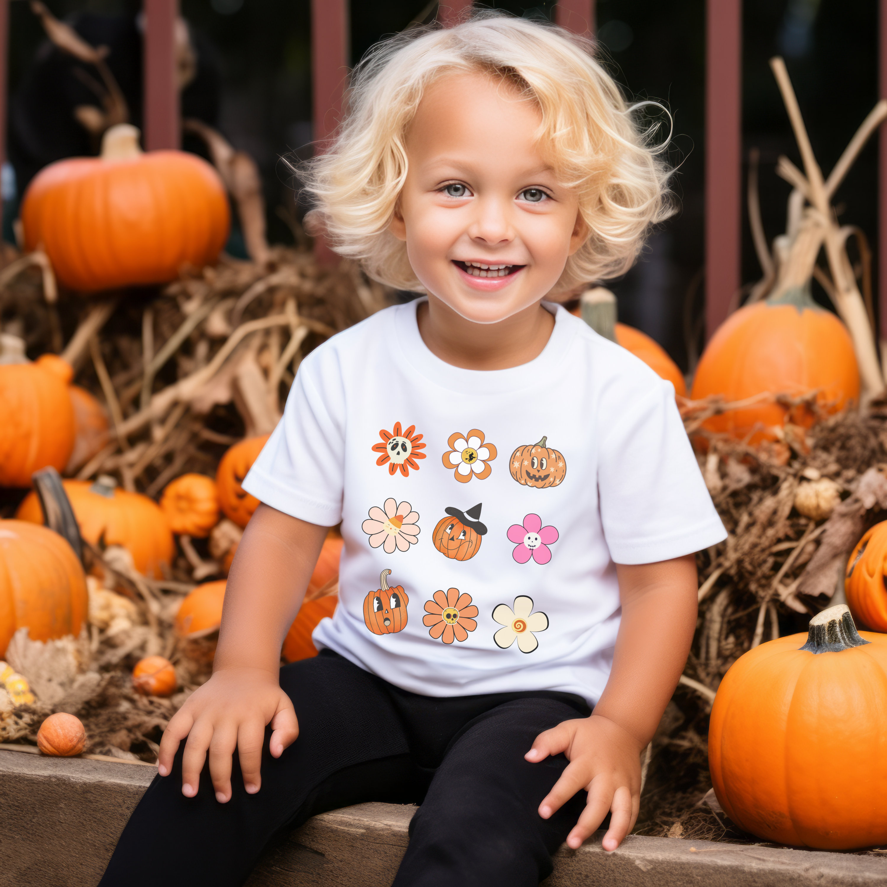 Kids Halloween Shirts Retro Halloween Matching Gifts Toddler Etsy