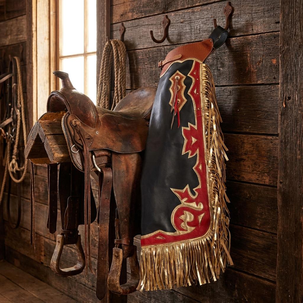 Hand Tooled Leather Rodeo Chaps Custom Ornate Western Show Chaps Floral ...