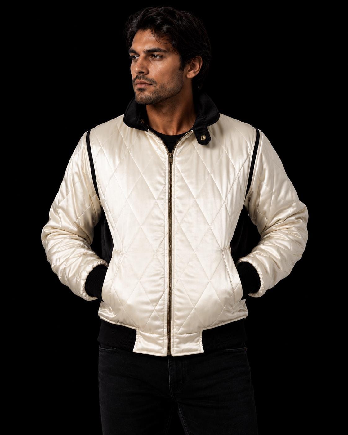 Maison special satin jacket アイボリー MAISON SPECIAL（メゾン