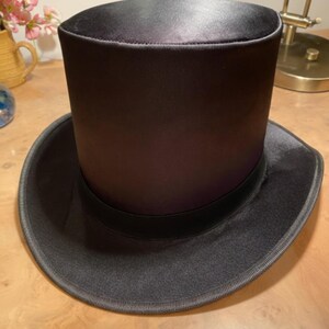 gothic victorian hat,steampunk top hat,western rodeo hat,american hat,skull top hat,custom top hat,vintage top hat,black top hat,ranch style hat,costume hat,top hat,black top hat,silk hat,gift for him