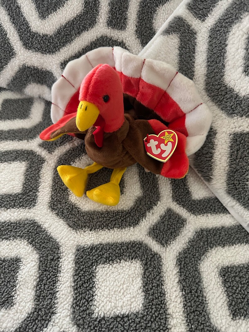 VERY RARE gobbles TY Beanie Baby With Errors Etsy