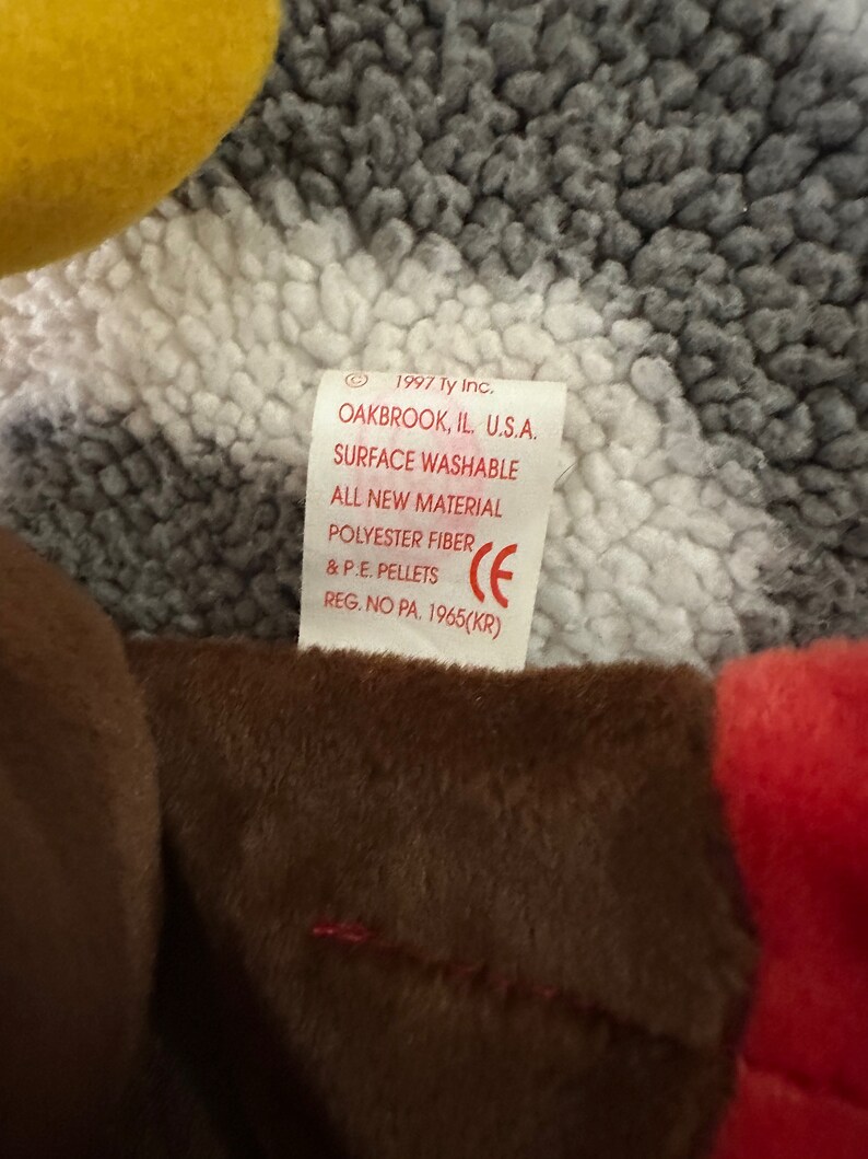VERY RARE gobbles TY Beanie Baby With Errors Etsy