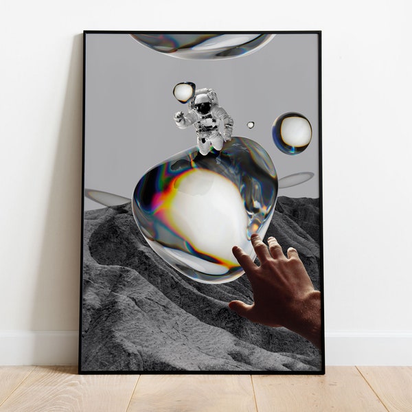 Poster "Man in space" 100x70cm