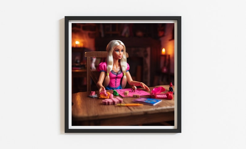 DND Wall Art DND Printable DND Poster Dnd Female Mini Poster Dnd Gift ...