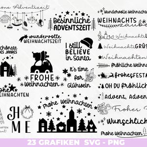 Weihnachten, SVG, Plotterdatei, Kerzenvorlage, Wasserschiebefolie, Instagram Sticker, PNG, Cricut, Kerzentattoo