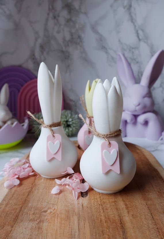 Hyazinthe 3D Druckdatei | STL & 3MF | Frühlings- und Osterdeko | Blume Anhänger Set