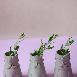 Vases des Rois mages – Décoration de Noël minimaliste (fichiers STL et 3MF pour impression 3D) – Idée cadeau pour un calendrier de l'Avent. image 9
