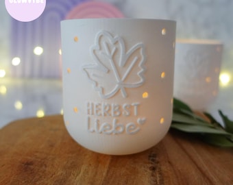 3D printing file STL and 3MF, lantern, candle holder, autumn, including commercial license