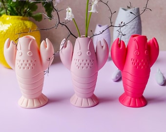 Hummer Vase 3D Druckdatei | STL & 3MF | Sommerdeko Geschenkidee