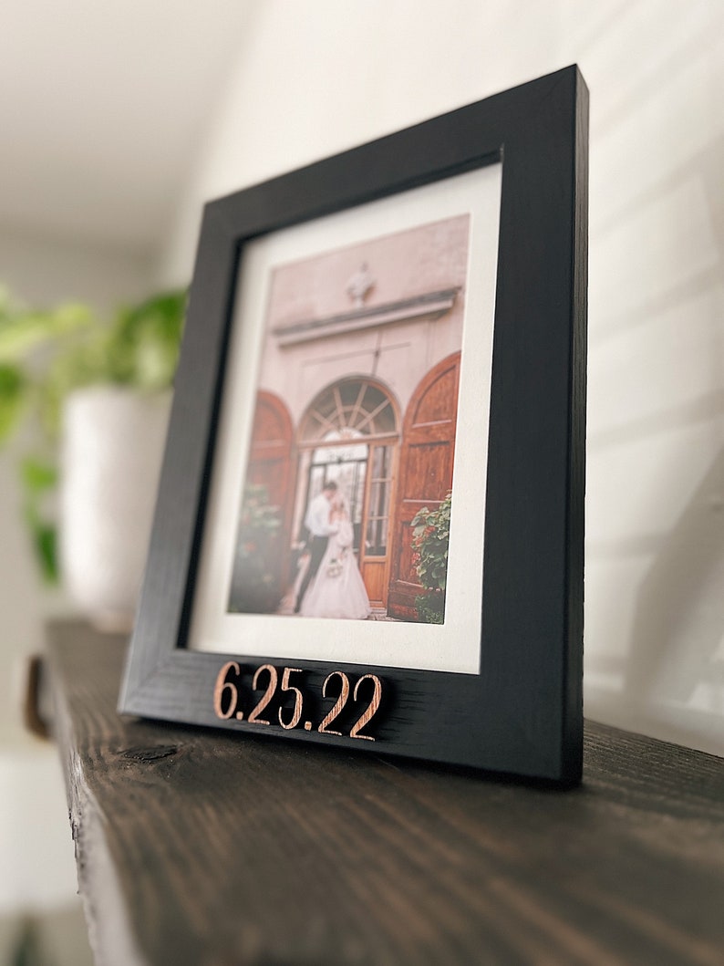 Personalized Date Picture Frame image 1