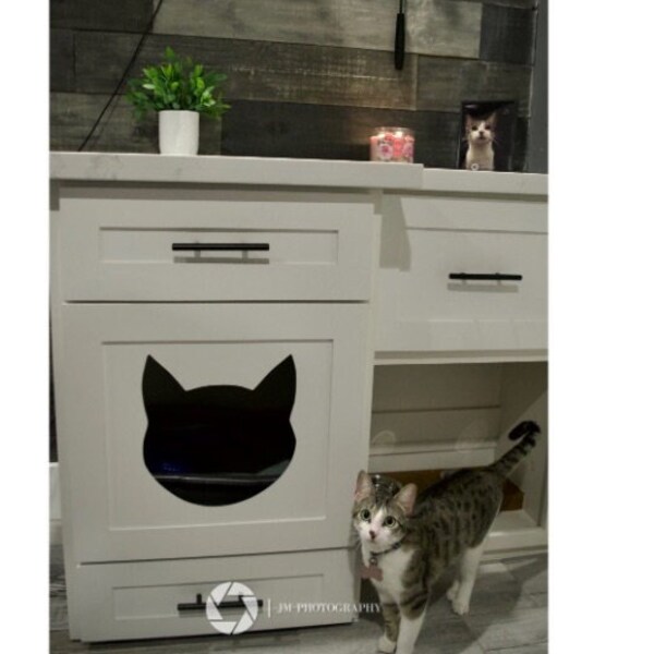 Cat Litter Box Etsy