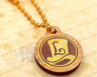 Professor Layton - wooden coin charm