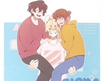 A5 PRINT - OC Sotted trio (from the webtoon spotted )
