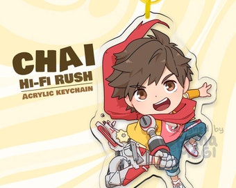 Hi-Fi Rush acrylic keychain