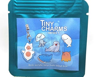 Sea creatures blind bag - Tiny acrylic charms