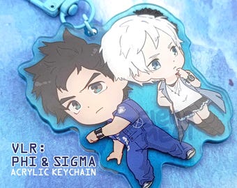 VLR Phi and Sigma - Acrylic keychain