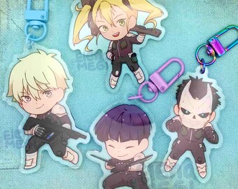 KAIJU no. 8 - acrylic keychains