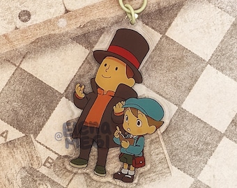 Professor Layton acrylic Keychain