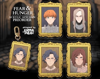Fear and hunger - Portraits Acrylic keychains