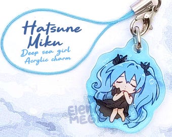 Deep Sea Girl - Hatsune Miku acrylic phone charm