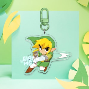 Toon Link ( Zelda ) acrylic keychain