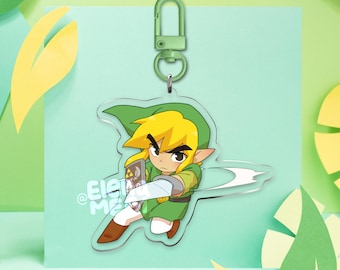 Toon Link ( Zelda ) acrylic keychain