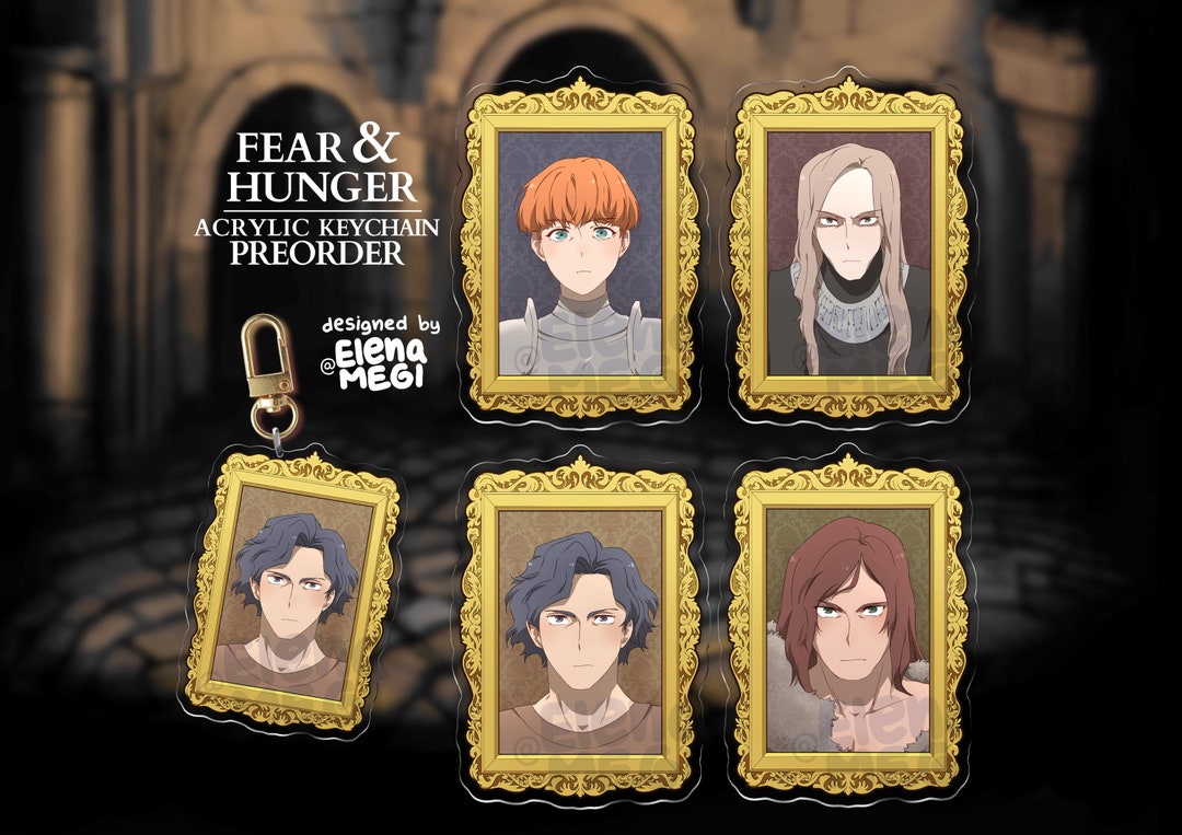 Fear and Hunger - Portraits Acrylic Keychains - Etsy