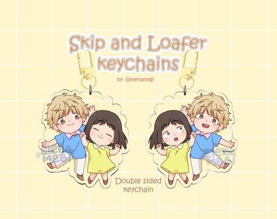 Skip and Loafer Skip to Loafer Keychain 