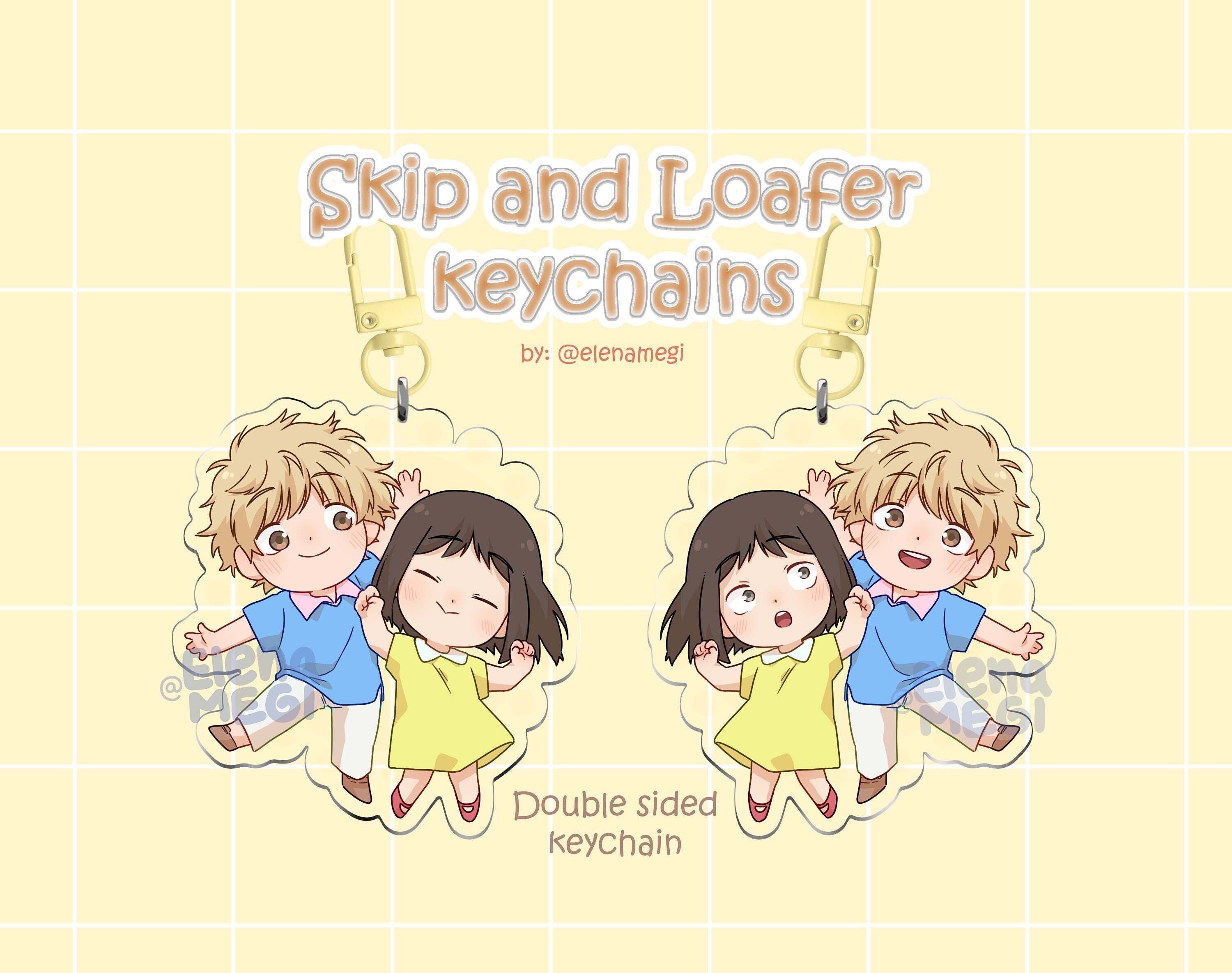 Skip and Loafer Skip to Loafer Keychain 