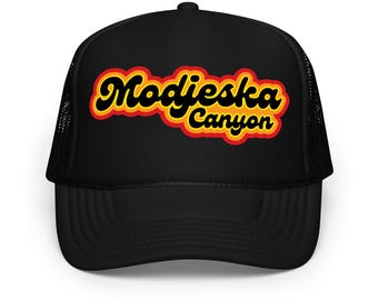 Boné Trucker com logotipo dos anos 70 da Modjeska