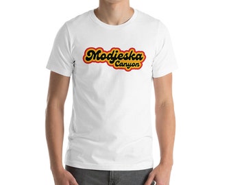 Camiseta unissex com estampa frontal Modjeska Canyon
